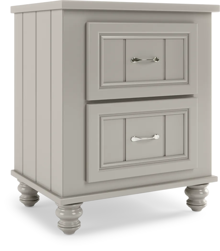 Kids Cottage Colors Gray Nightstand - Thumbnail - Image 2