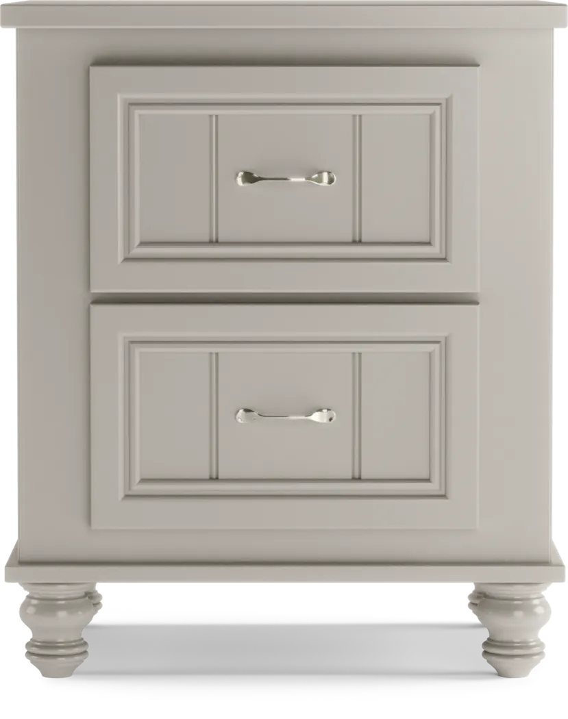 Kids Cottage Colors Gray Nightstand - Thumbnail - Image 1