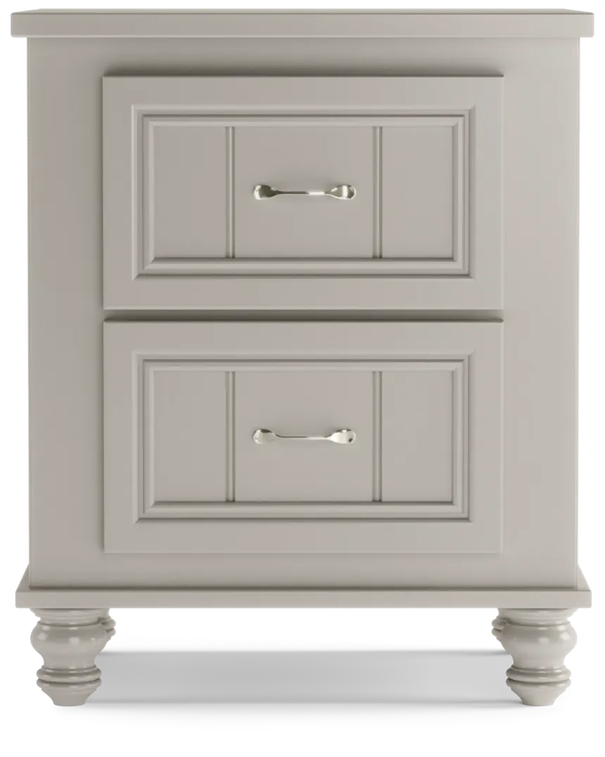 gray nightstand