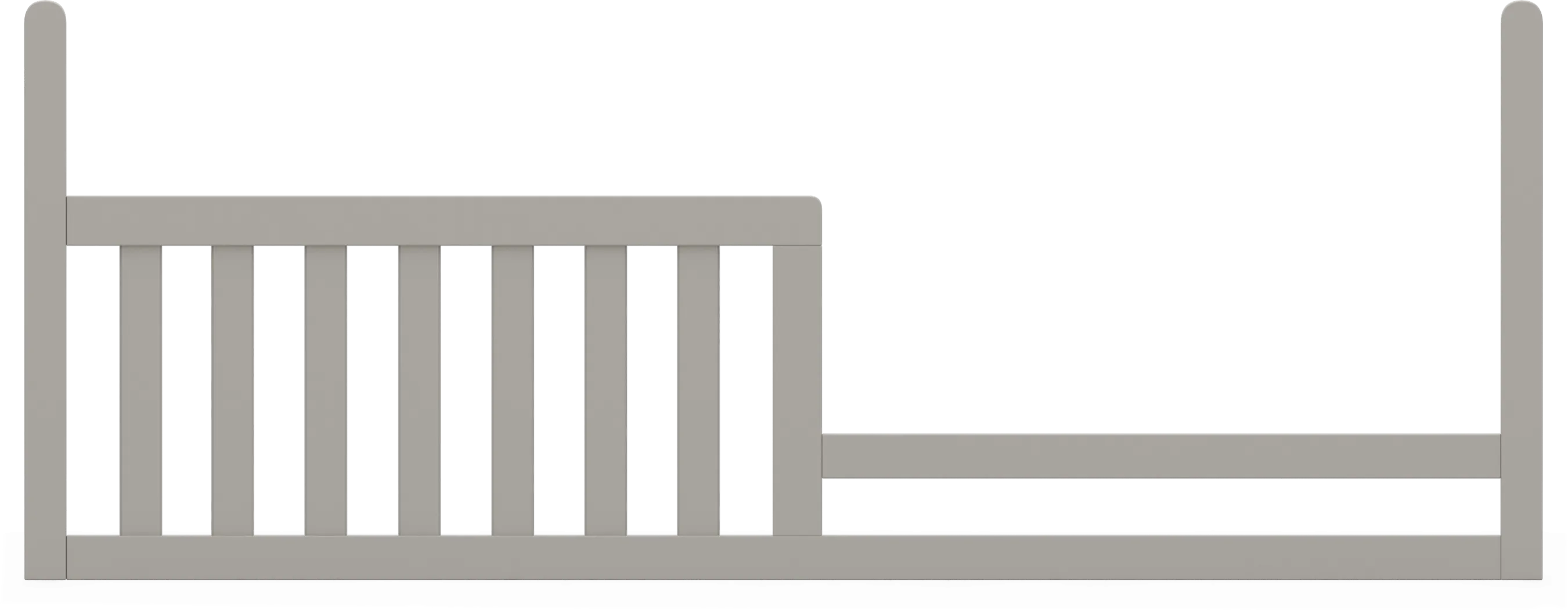 Kids Cottage Colors Gray Nursery with Toddler Rail - Thumbnail - Image 13