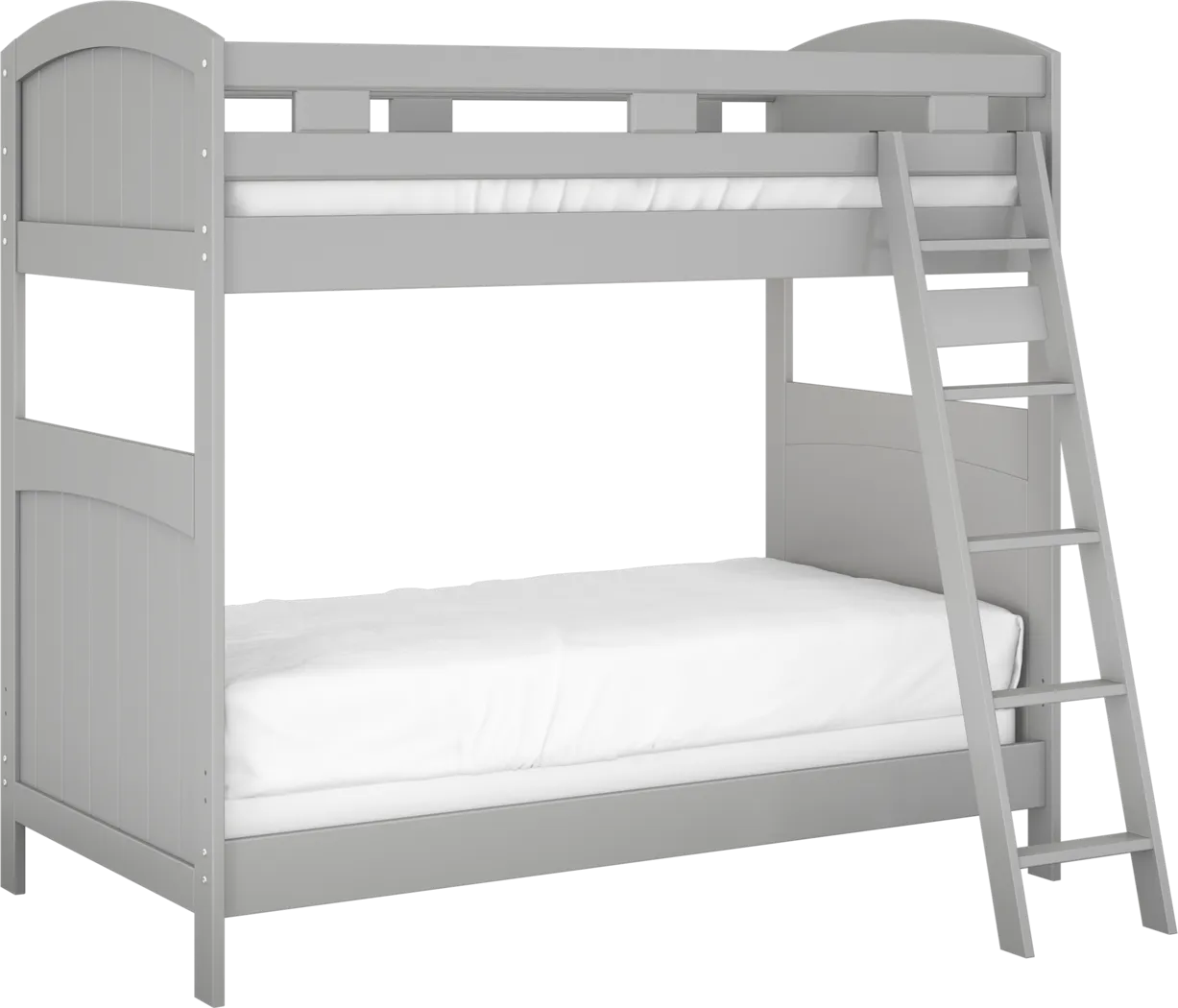 Kids Cottage Colors Gray Twin/Twin Bunk Bed - Thumbnail - Image 1