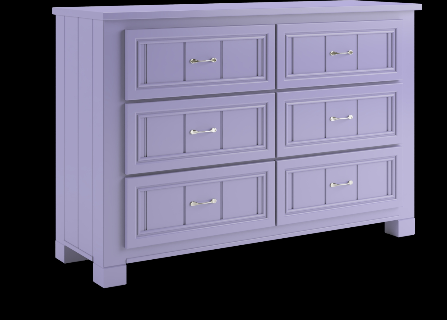 Kids Cottage Colors Lavender Twin Bookcase Bedroom - Thumbnail - Image 6