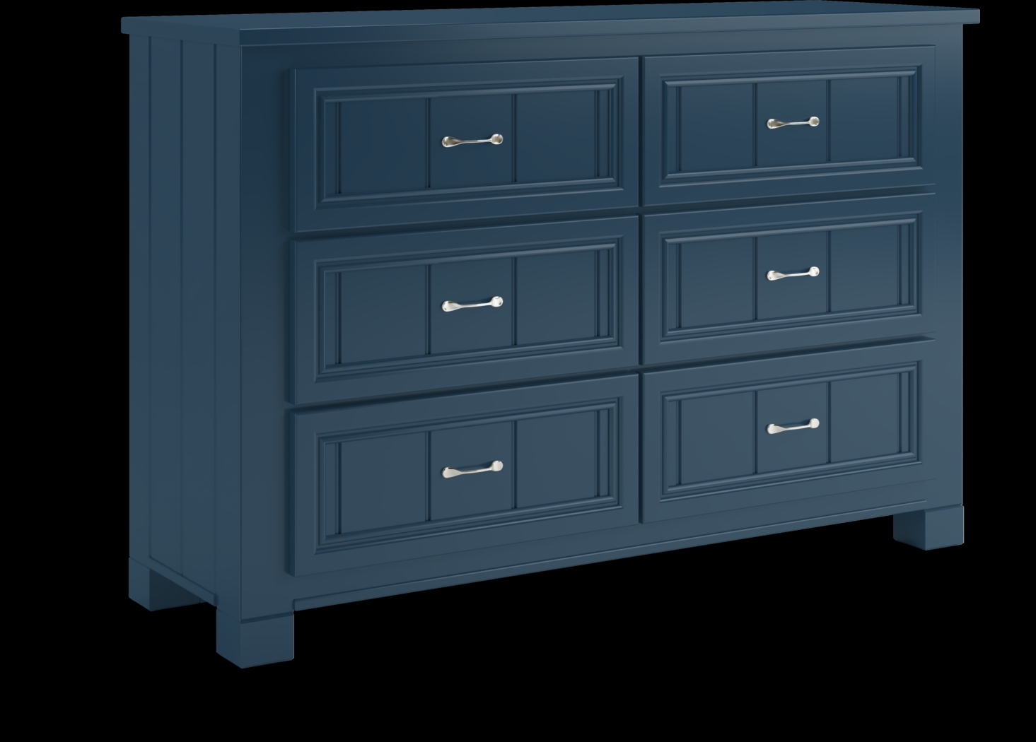 Kids Cottage Colors Navy Bedroom with 2 Batter Up Painted Twin Baseball Bat Beds - Thumbnail - Image 6