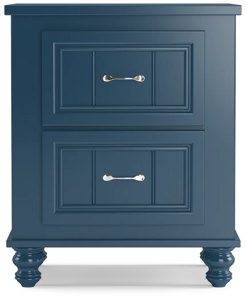 navy nightstand