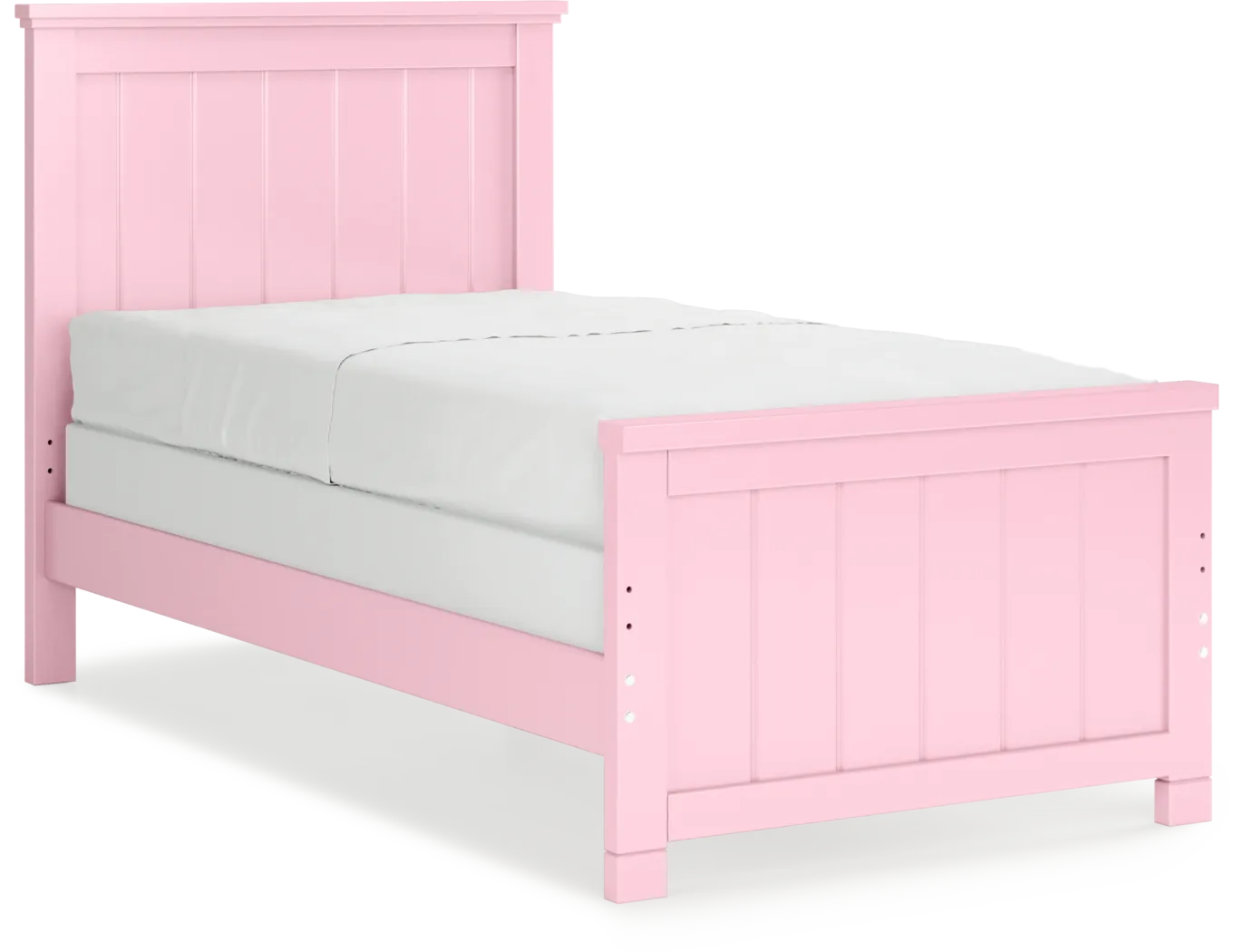 Kids Cottage Colors Pink 5 Pc Twin Panel Bedroom - Thumbnail - Image 3