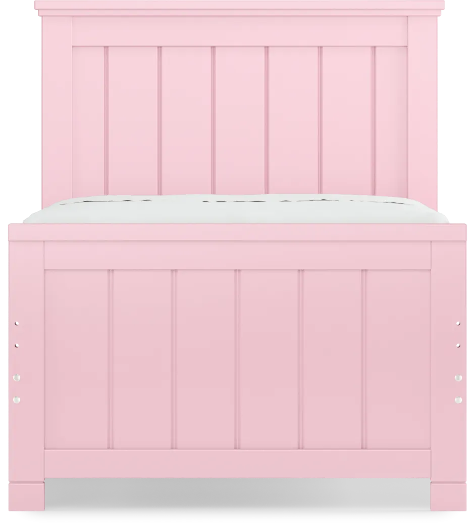 Kids Cottage Colors Pink 5 Pc Twin Panel Bedroom - Thumbnail - Image 4