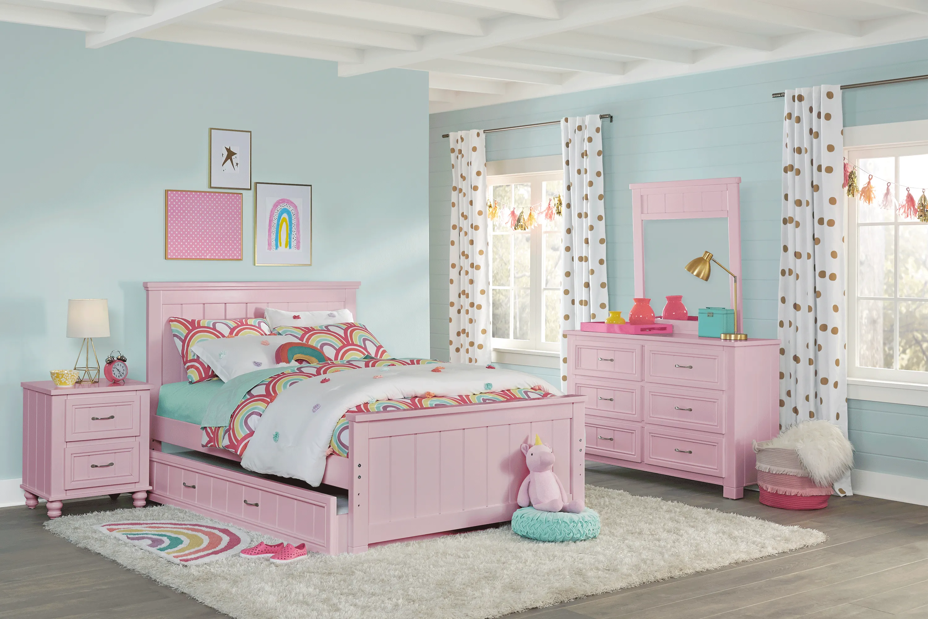 Kids Cottage Colors Pink Dresser - Thumbnail - Image 2