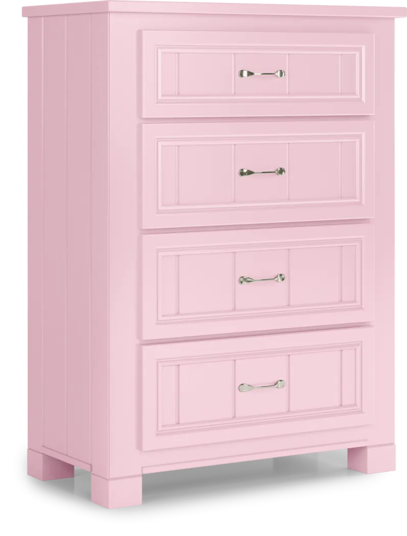 Kids Cottage Colors Pink 5 Pc Full Panel Bedroom - Thumbnail - Image 4