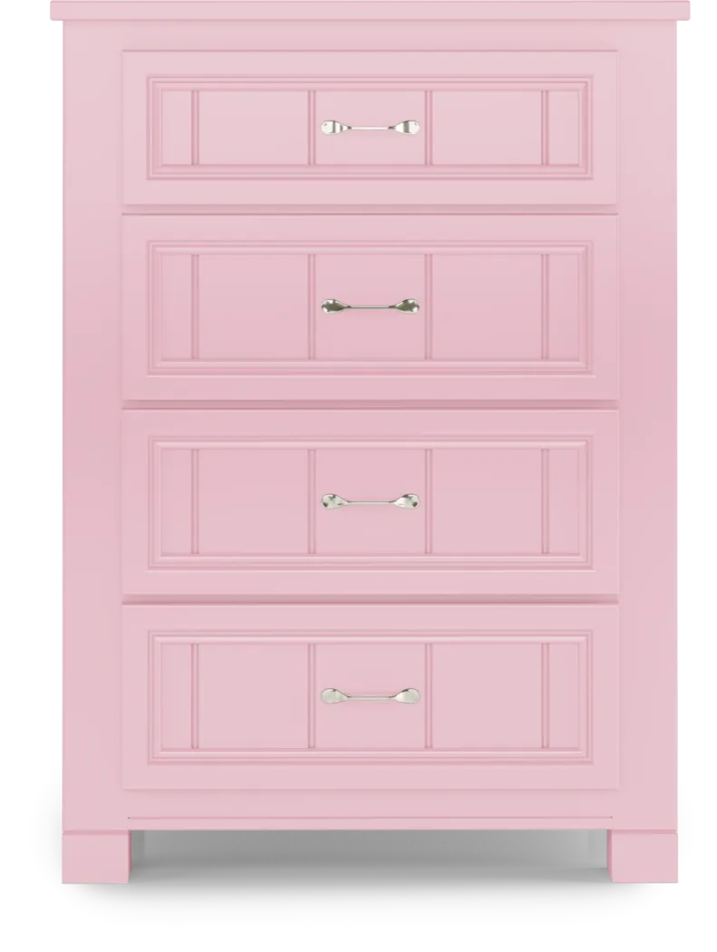 Kids Cottage Colors Pink 5 Pc Full Panel Bedroom - Thumbnail - Image 3