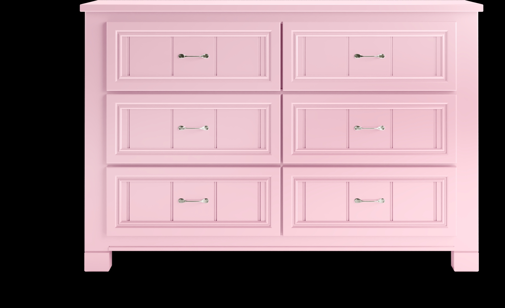 Kids Cottage Colors Pink 5 Pc Full Panel Bedroom - Thumbnail - Image 3