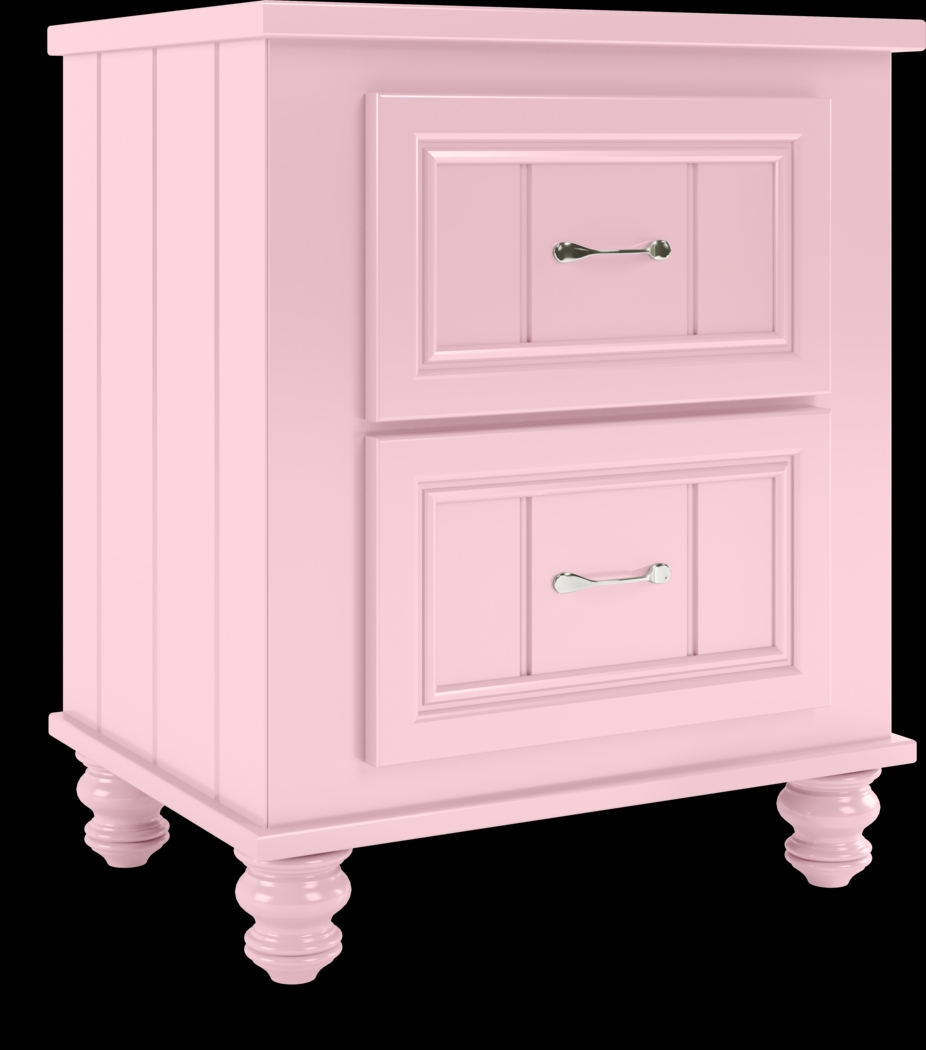 Kids Cottage Colors Pink Nightstand - Thumbnail - Image 2
