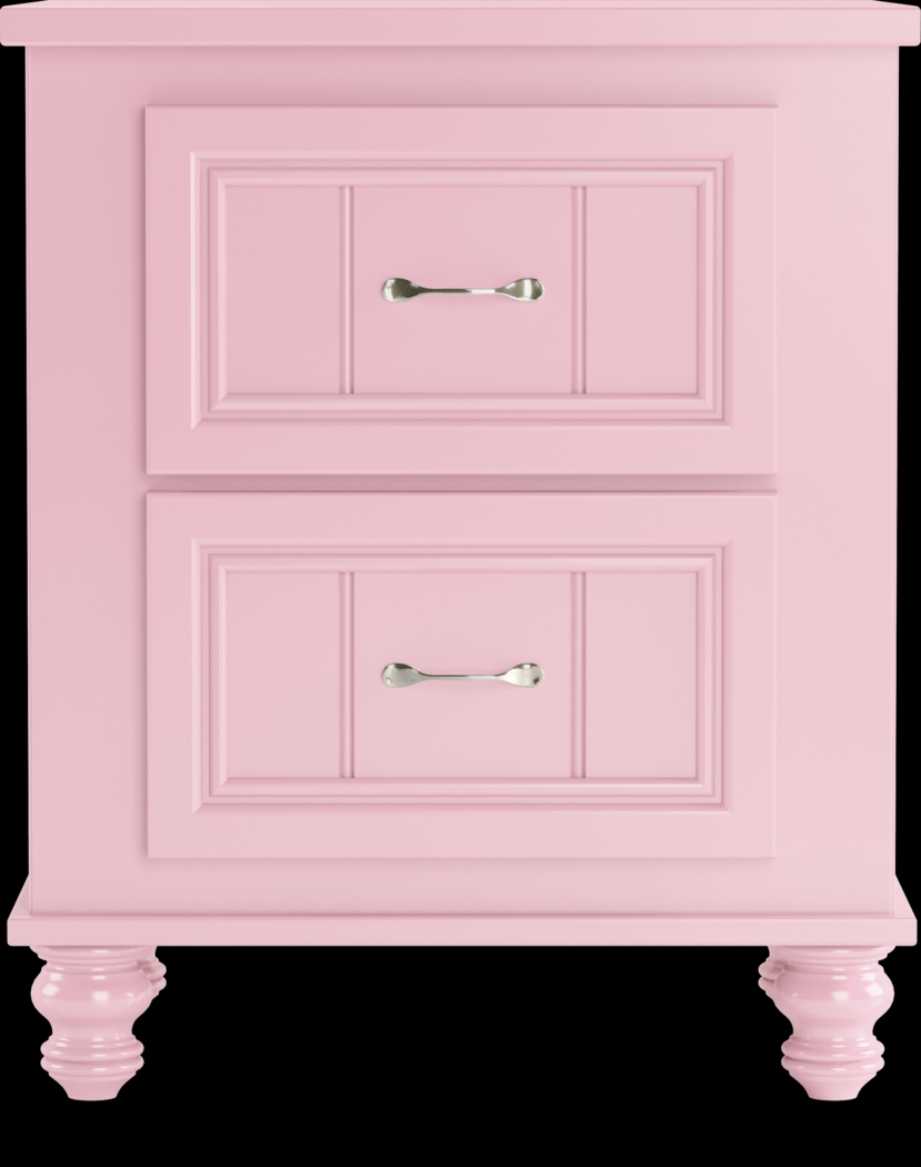 Kids Cottage Colors Pink Nightstand - Thumbnail - Image 1