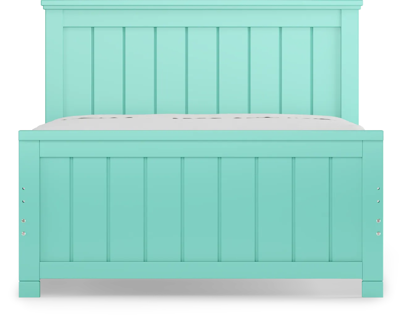 Kids Cottage Colors Turquoise 5 Pc Full Panel Bedroom - Thumbnail - Image 3