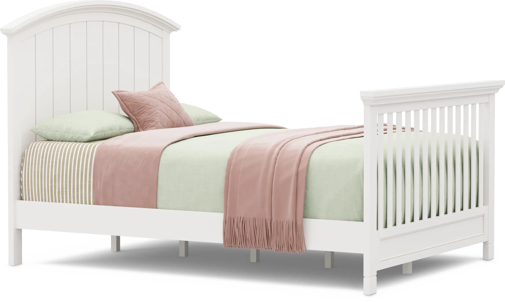 Kids Cottage Colors White 4-in-1 Convertible Nursery Set - Thumbnail - Image 10