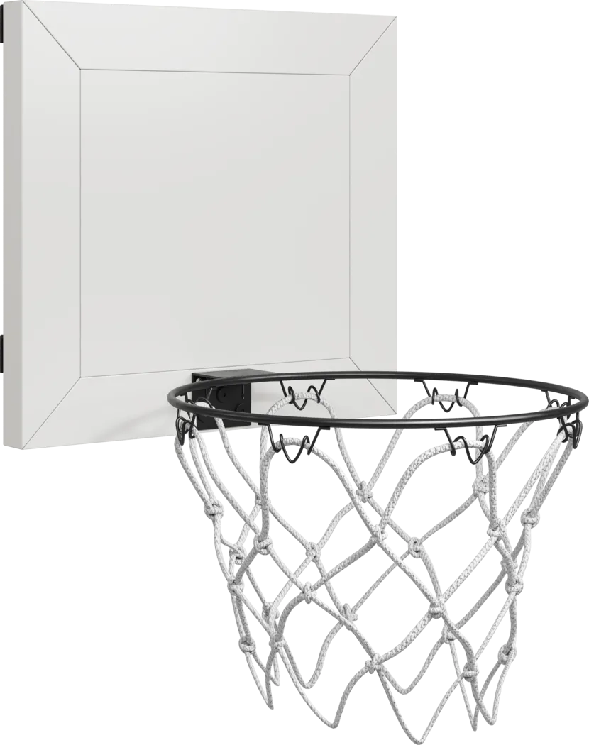 Kids Cottage Colors White Basketball Hoop - Thumbnail - Image 1