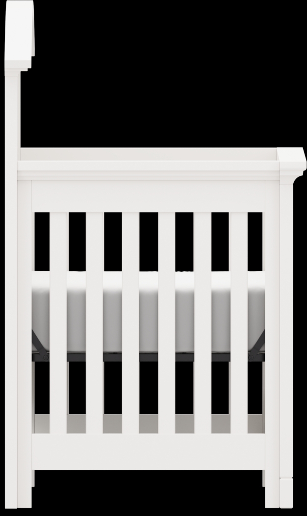 Kids Cottage Colors White Nursery with Toddler Rail - Thumbnail - Image 4