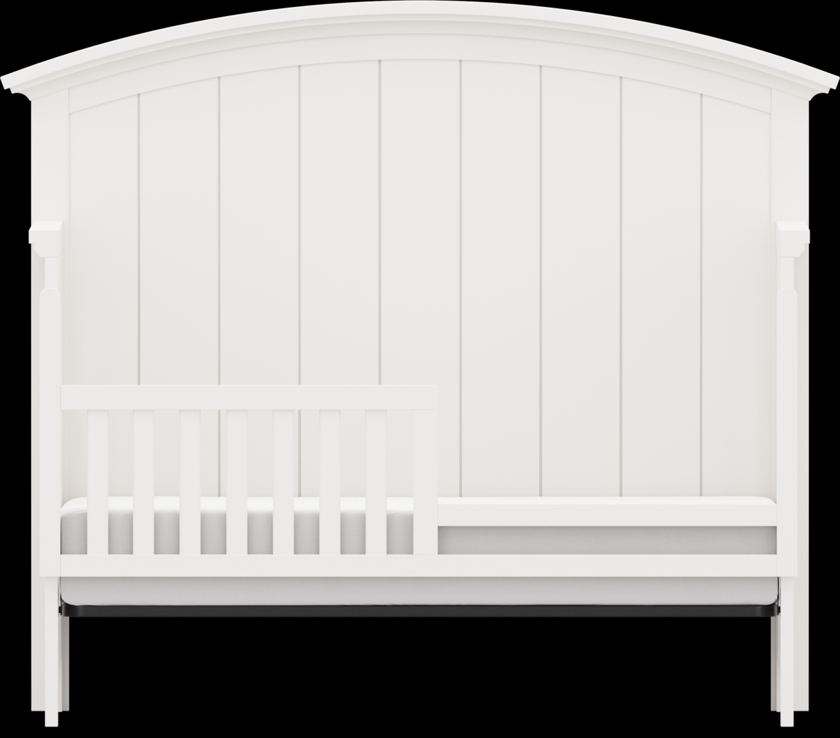 Kids Cottage Colors White Nursery with Toddler Rail - Thumbnail - Image 9