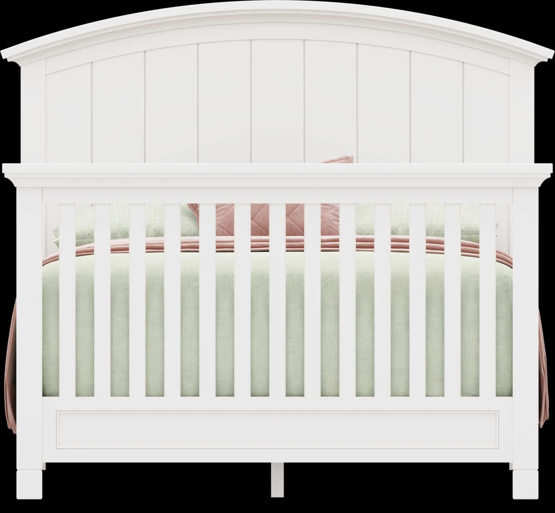 Kids Cottage Colors White Nursery with Toddler Rail - Thumbnail - Image 11