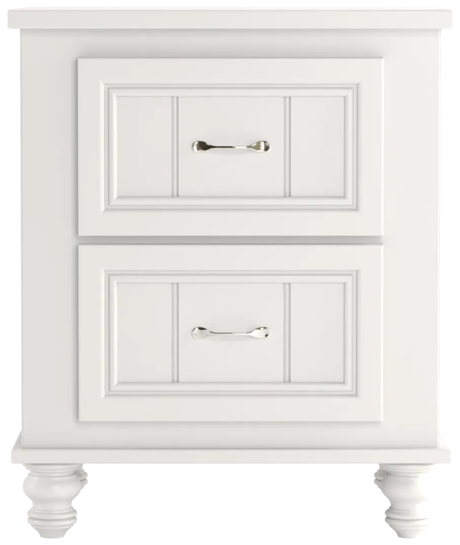 white nightstand