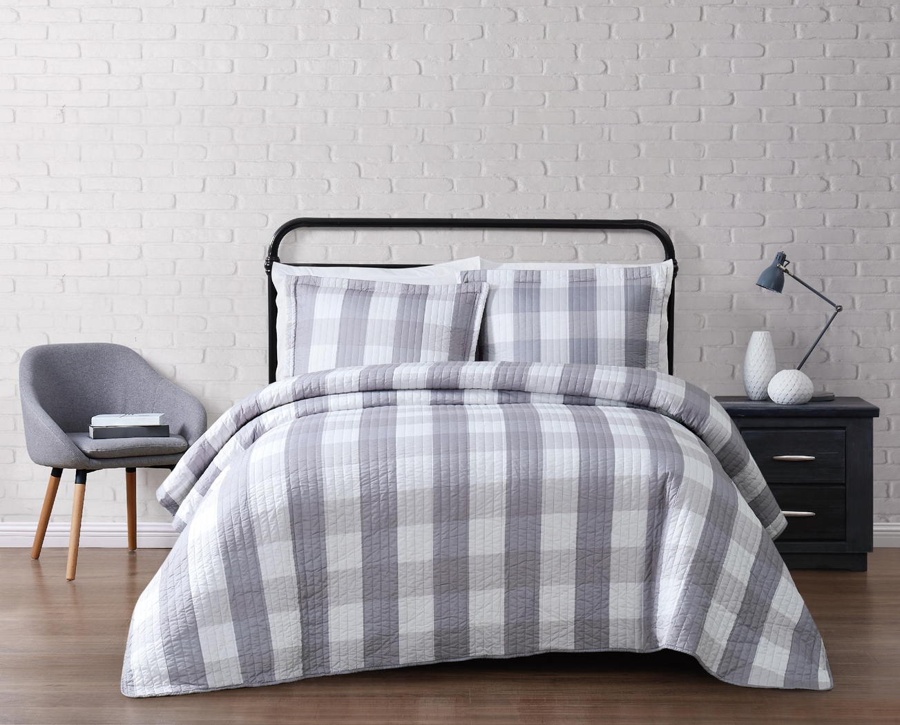 Kids Cottage Pearl Gray Twin Comforter Set - Thumbnail - Image 1