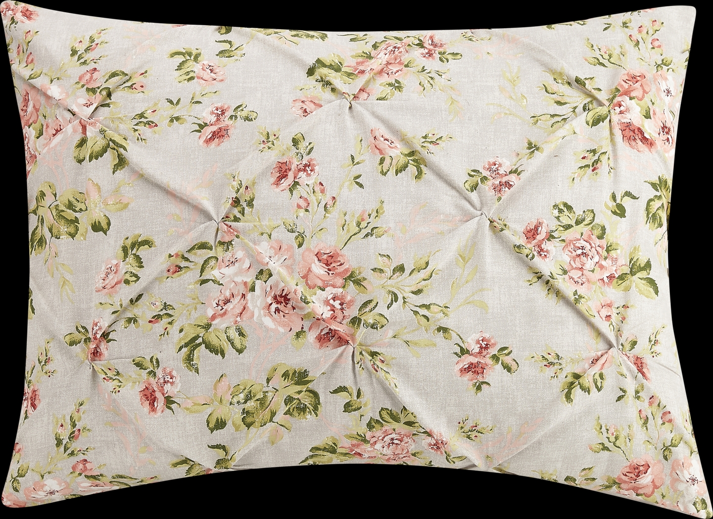 Kids Cottage Roses Gray 2 Pc Twin Comforter Set - Thumbnail - Image 4