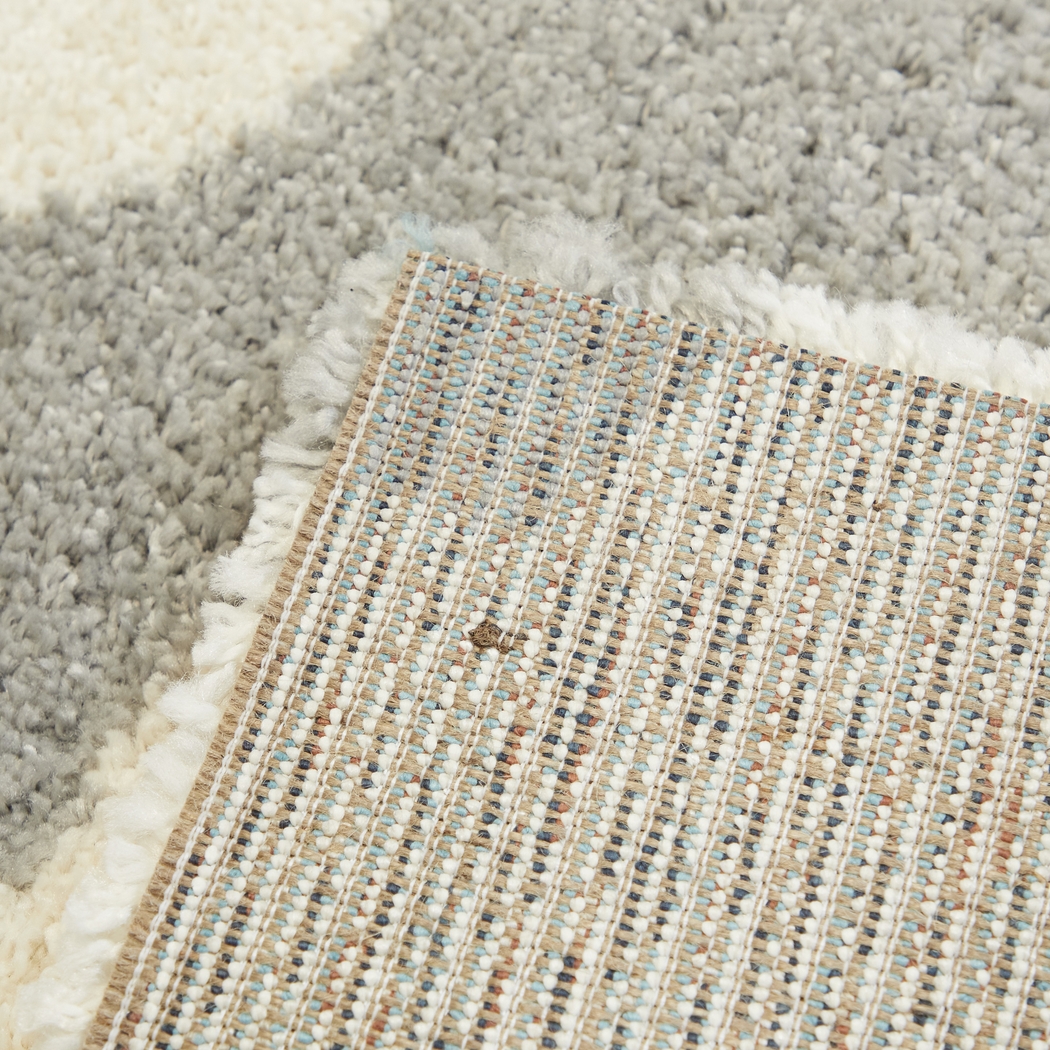 Kids Cotton Candy Sky Gray 5'3 x 7' Rug - Thumbnail - Image 3