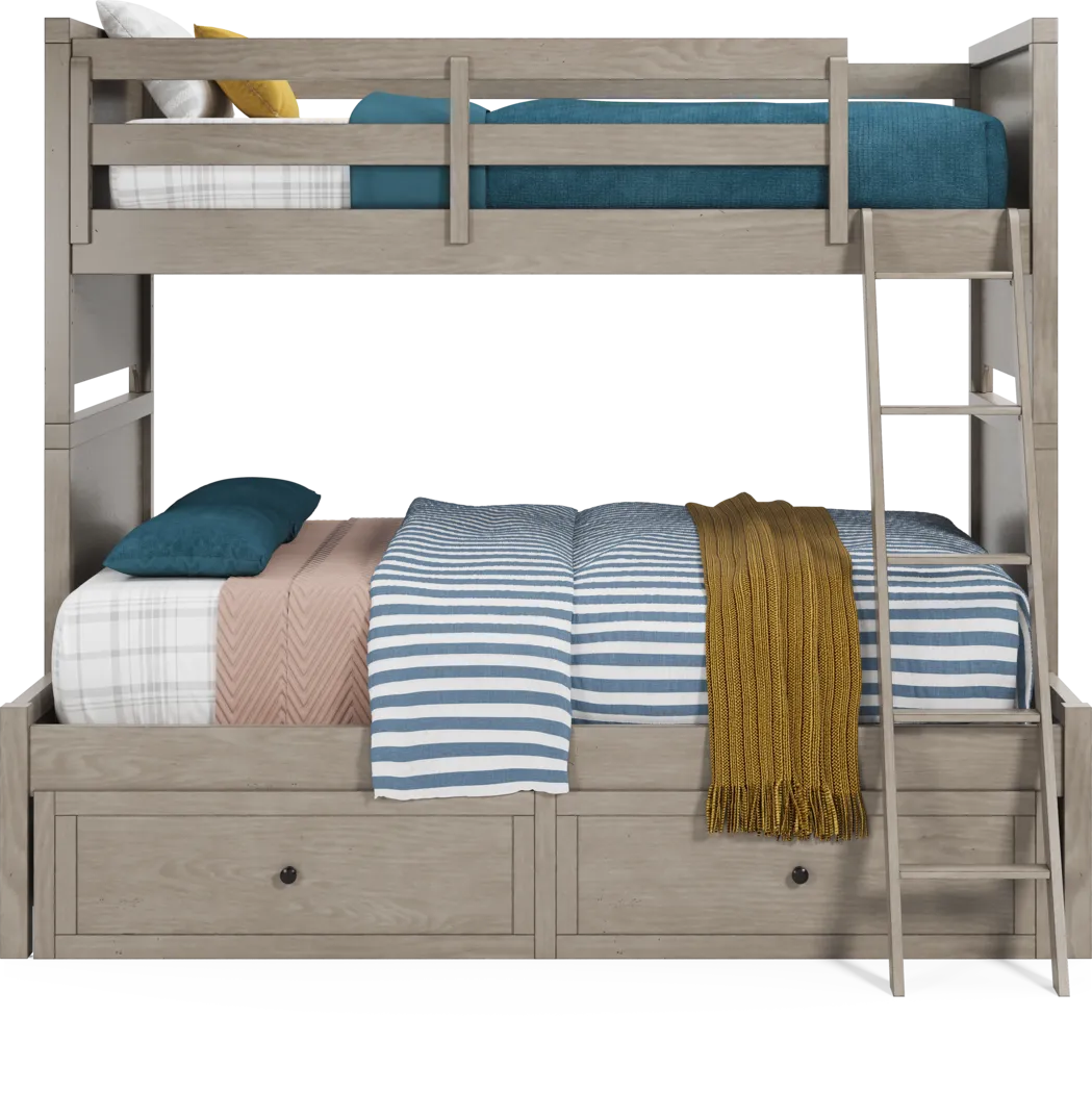Kids Country Hollow Fawn 4 Pc Twin/Full Bunk Bed - Thumbnail - Image 3