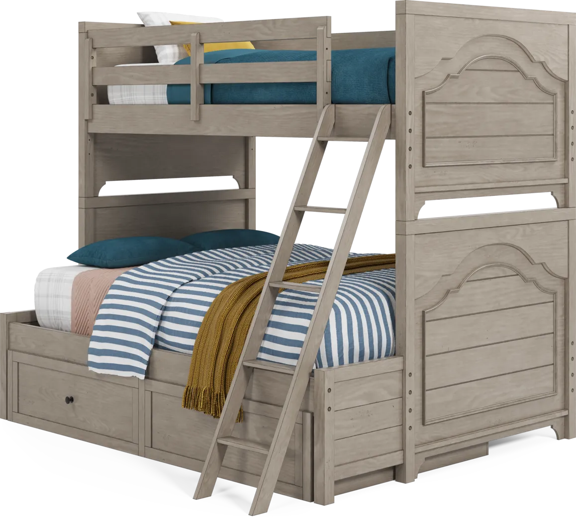 Kids Country Hollow Fawn 4 Pc Twin/Full Bunk Bed - Thumbnail - Image 4