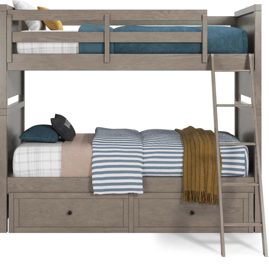 Kids Country Hollow Fawn 4 Pc Twin/Twin Bunk Bed - Thumbnail - Image 3