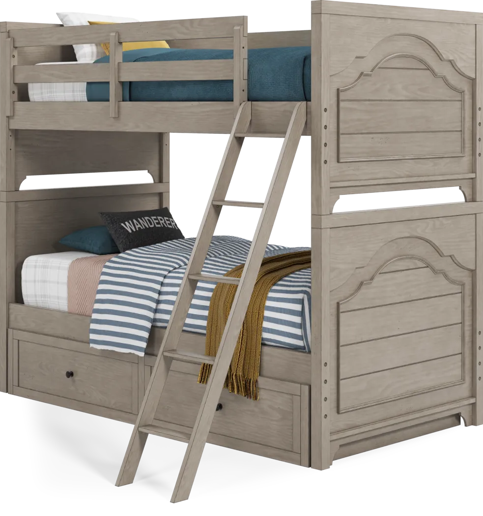 Kids Country Hollow Fawn 4 Pc Twin/Twin Bunk Bed - Thumbnail - Image 4