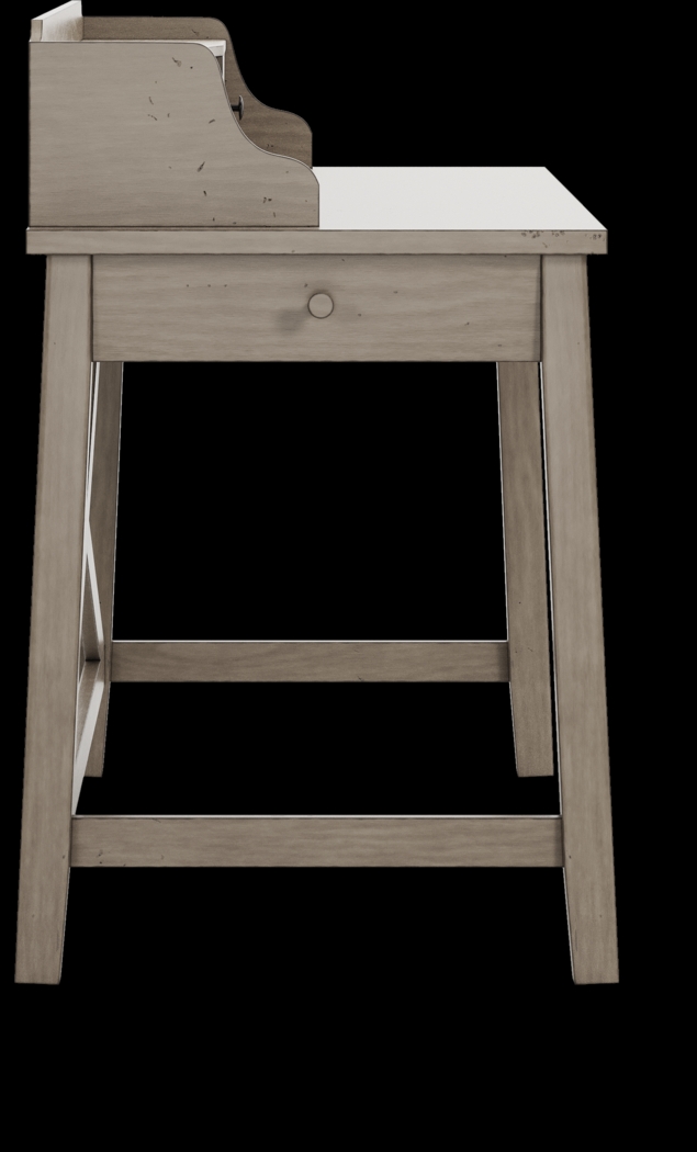 Kids Country Hollow Fawn Desk with Hutch - Thumbnail - Image 3