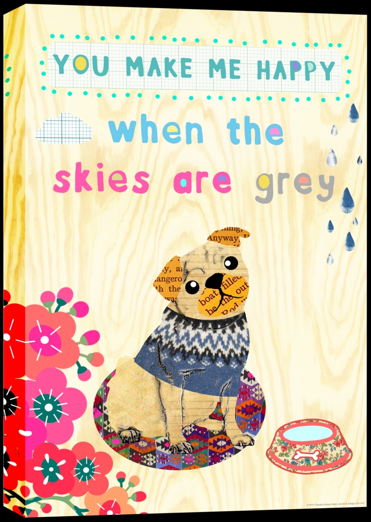 Kids Cozy Puppy Beige Artwork - Thumbnail - Image 1