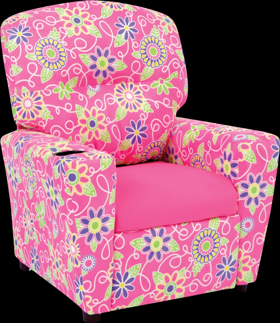 Kids Cozyville Pink Recliner - Thumbnail - Image 1