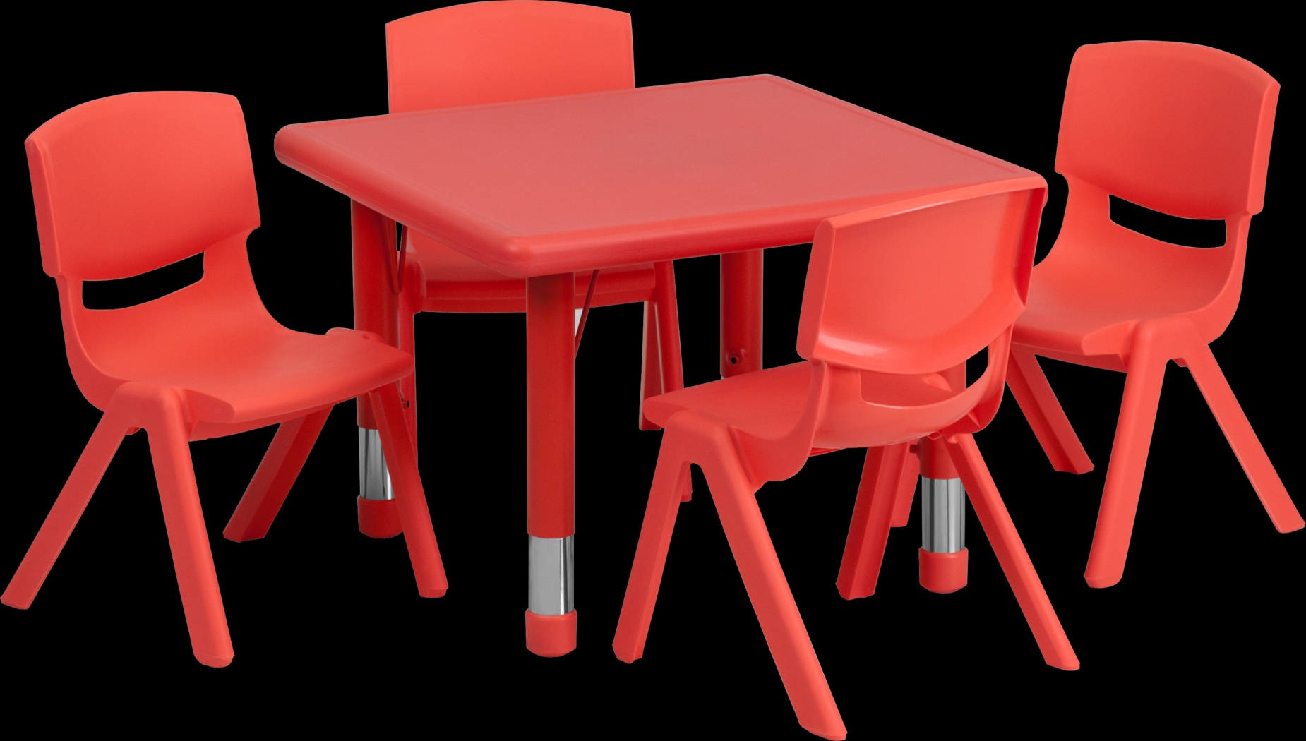 Kids Crayo Red Toddler Table Set - Thumbnail - Image 1