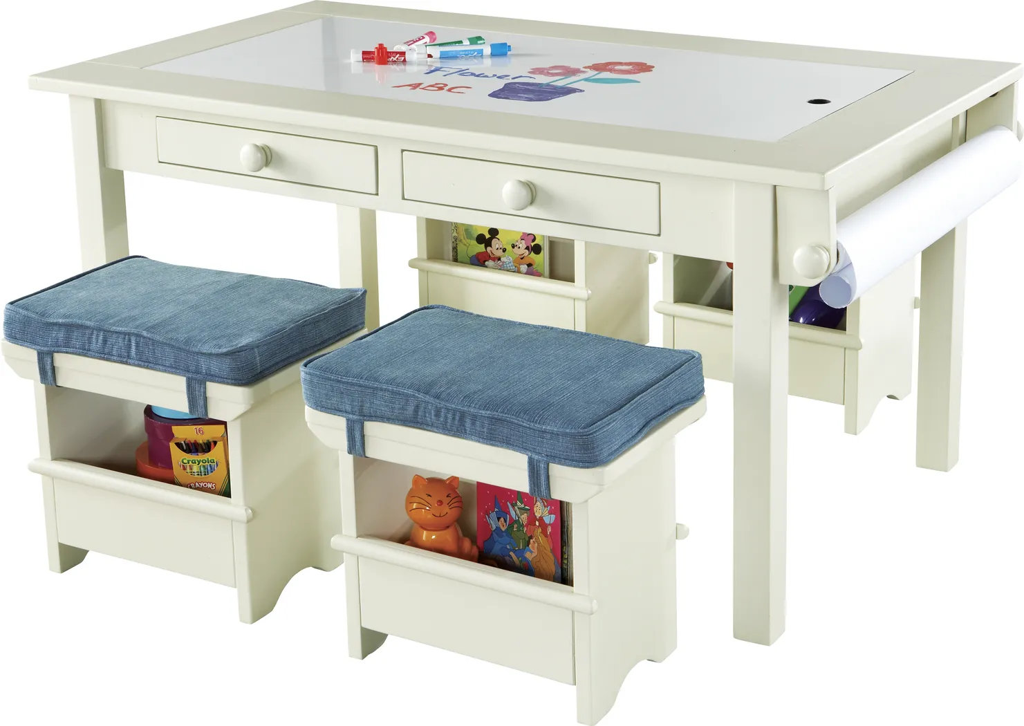 Kids Creativity White 5 Pc Table Set - Thumbnail - Image 1