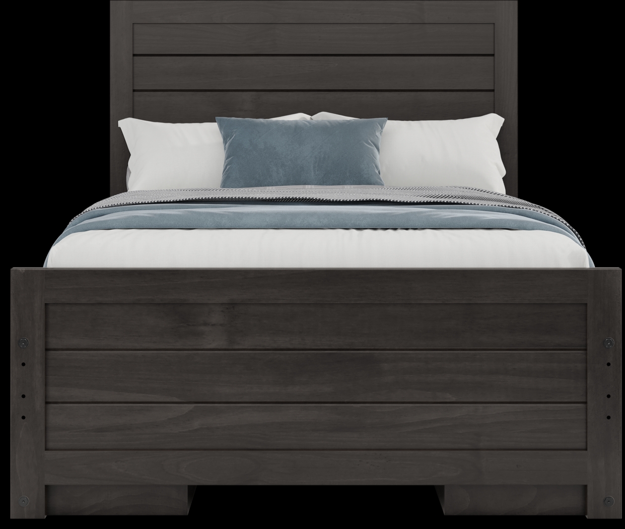 Kids Creekside 2.0 Charcoal 5 Pc Full Panel Bedroom with Storage - Thumbnail - Image 2