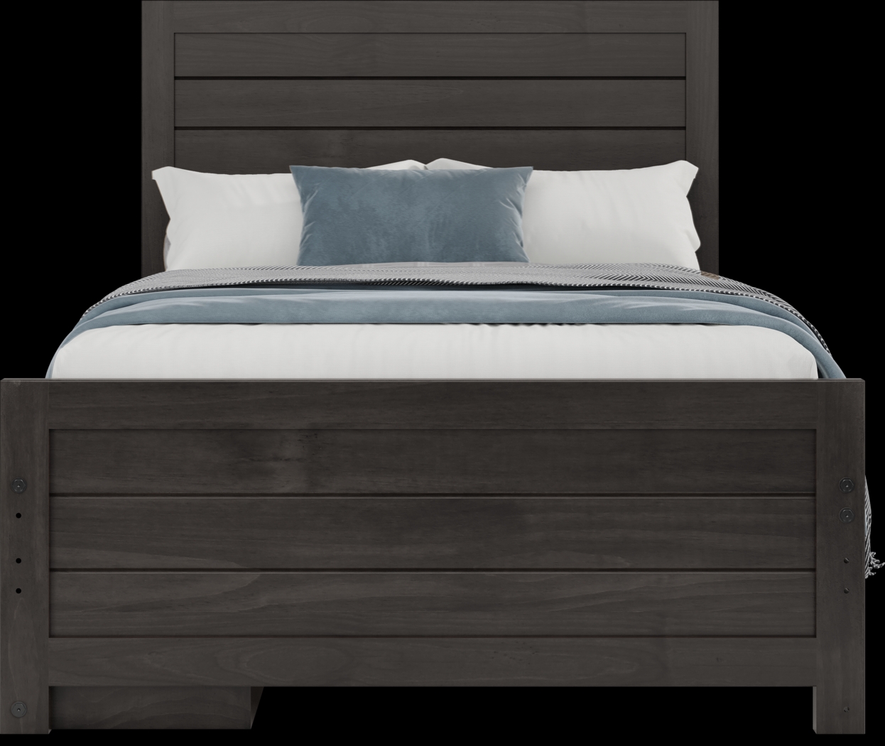 Kids Creekside 2.0 Charcoal 5 Pc Full Panel Bedroom with Storage - Thumbnail - Image 3