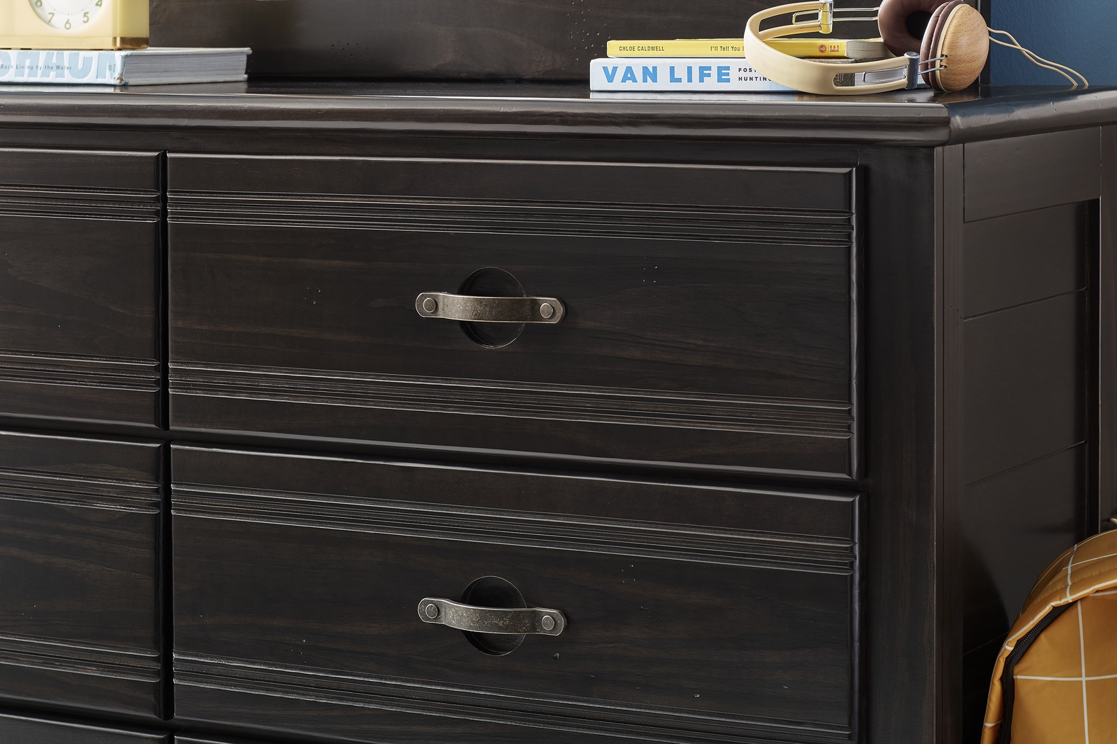 Kids Creekside 2.0 Charcoal Full Bookcase Bedroom with 2 Storage Side Rails - Thumbnail - Image 9