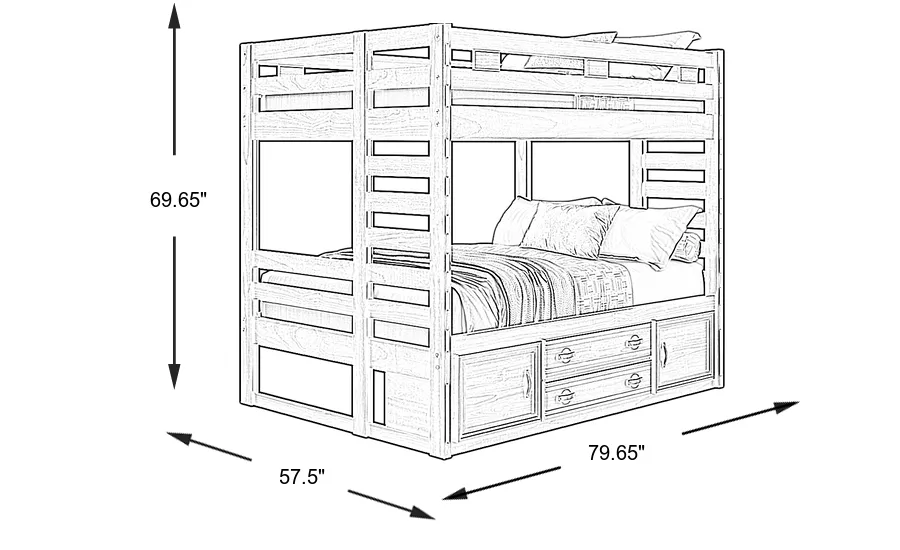 Dimension Image. Please refer to the Dimension Tab on this page for dimension details.