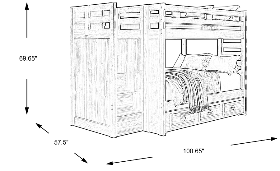 Dimension Image. Please refer to the Dimension Tab on this page for dimension details.