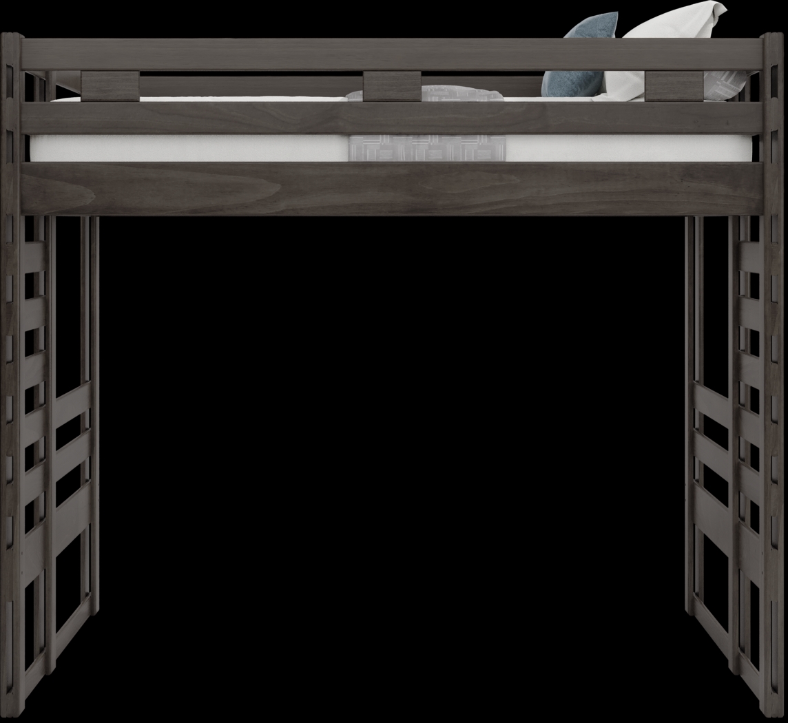 Kids Creekside 2.0 Charcoal Full Loft Bed - Thumbnail - Image 3