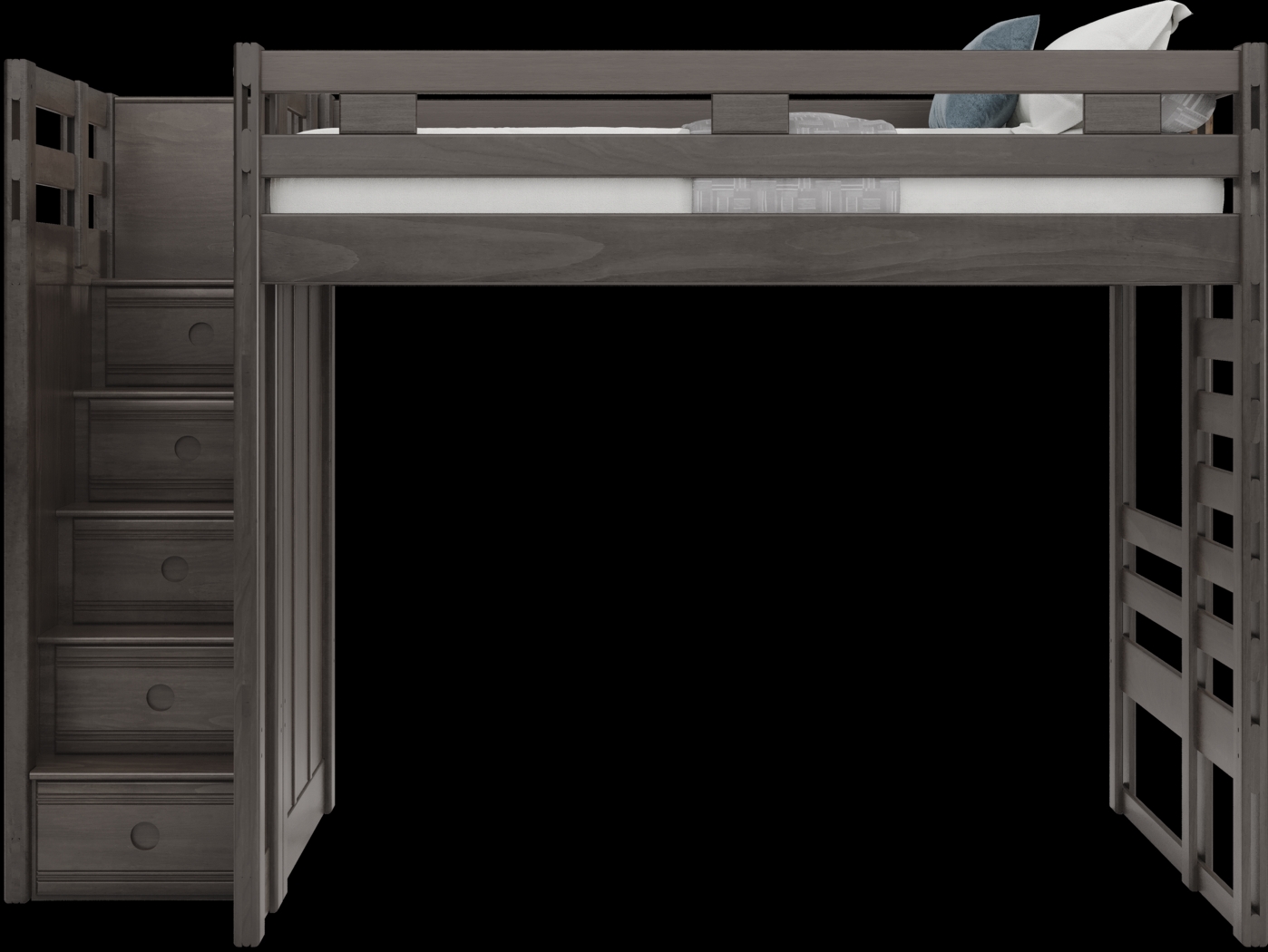 Kids Creekside 2.0 Charcoal Full Step Loft - Thumbnail - Image 2