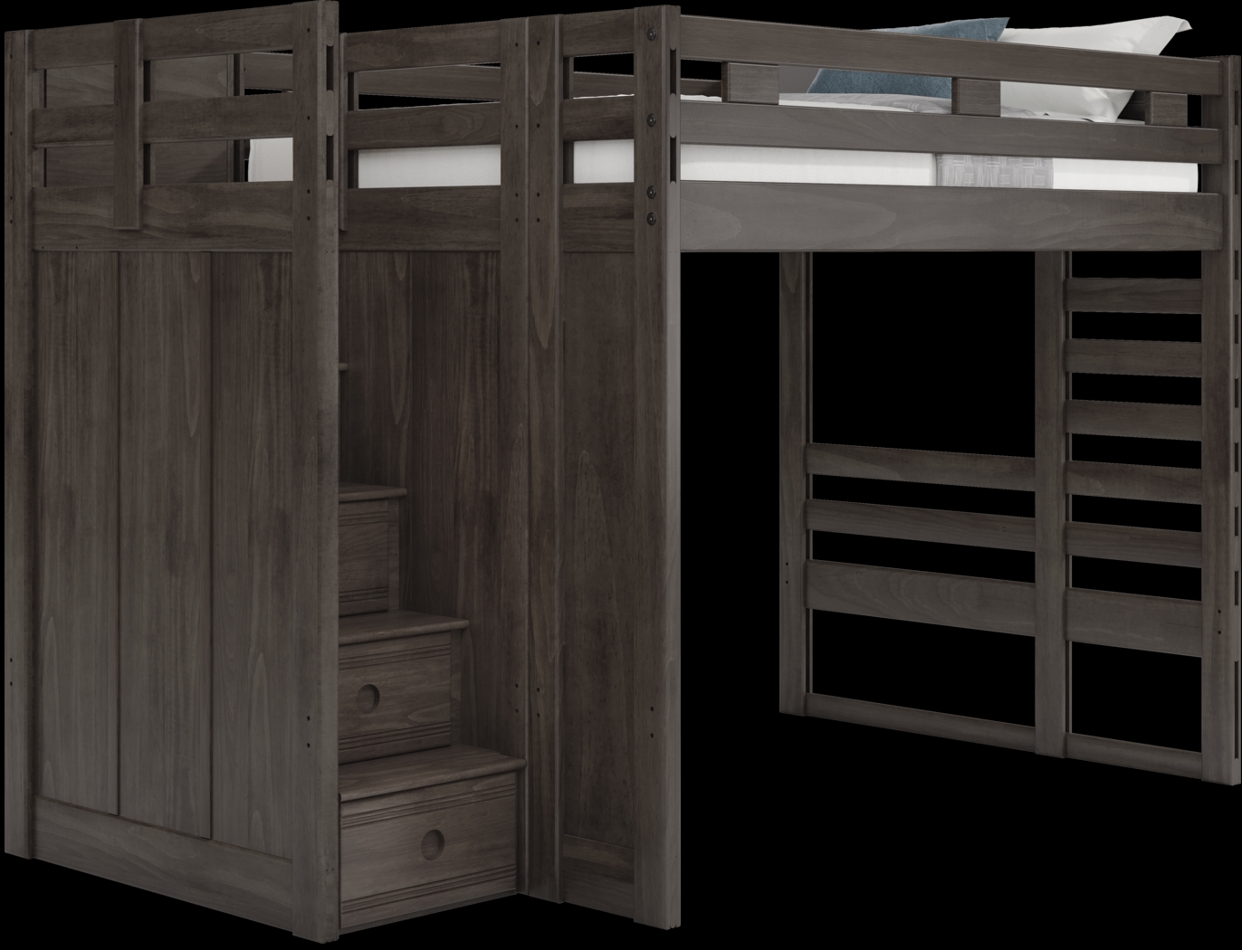 Kids Creekside 2.0 Charcoal Full Step Loft - Thumbnail - Image 1