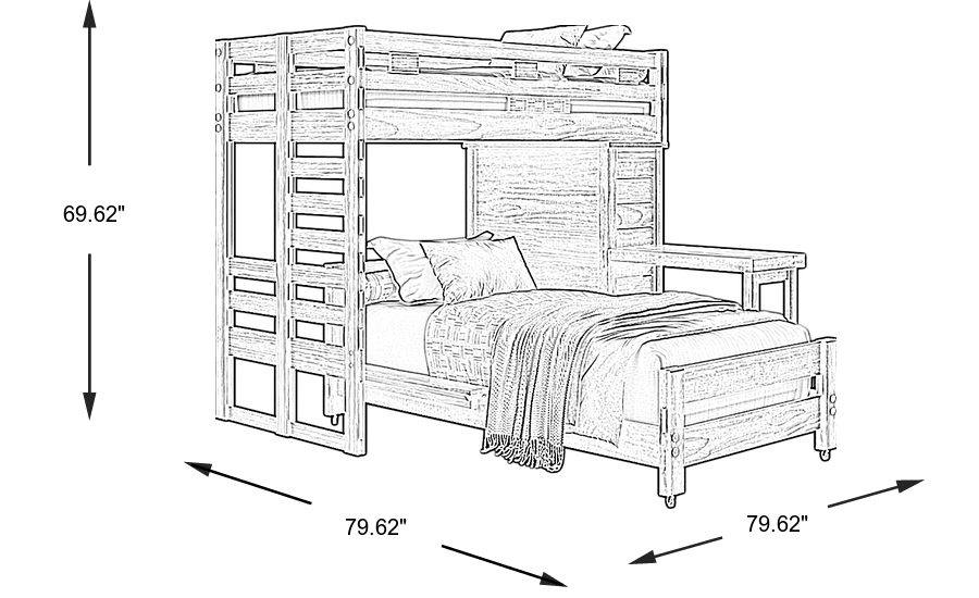 Dimension Image. Please refer to the Dimension Tab on this page for dimension details.