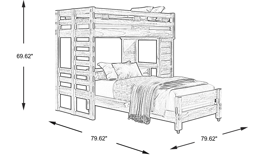Dimension Image. Please refer to the Dimension Tab on this page for dimension details.