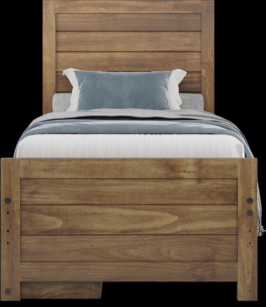 Kids Creekside 2.0 Chestnut 5 Pc Twin Panel Bedroom with Storage Side Rail - Thumbnail - Image 4