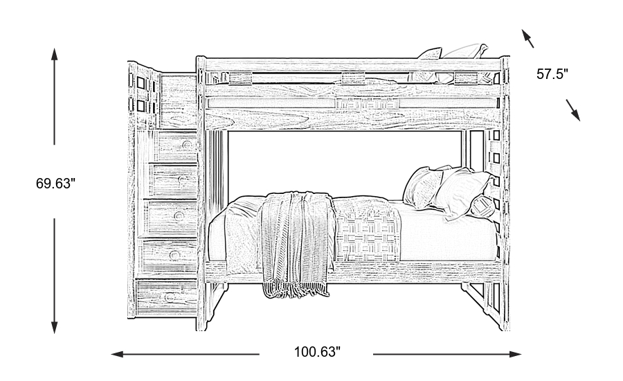 Dimension Image. Please refer to the Dimension Tab on this page for dimension details.