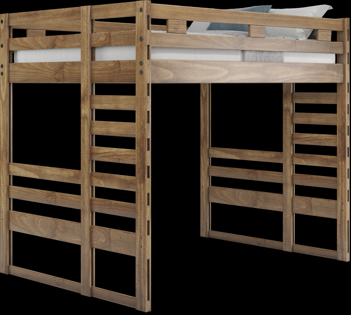 Kids Creekside 2.0 Chestnut Full Loft Bed - Thumbnail - Image 1