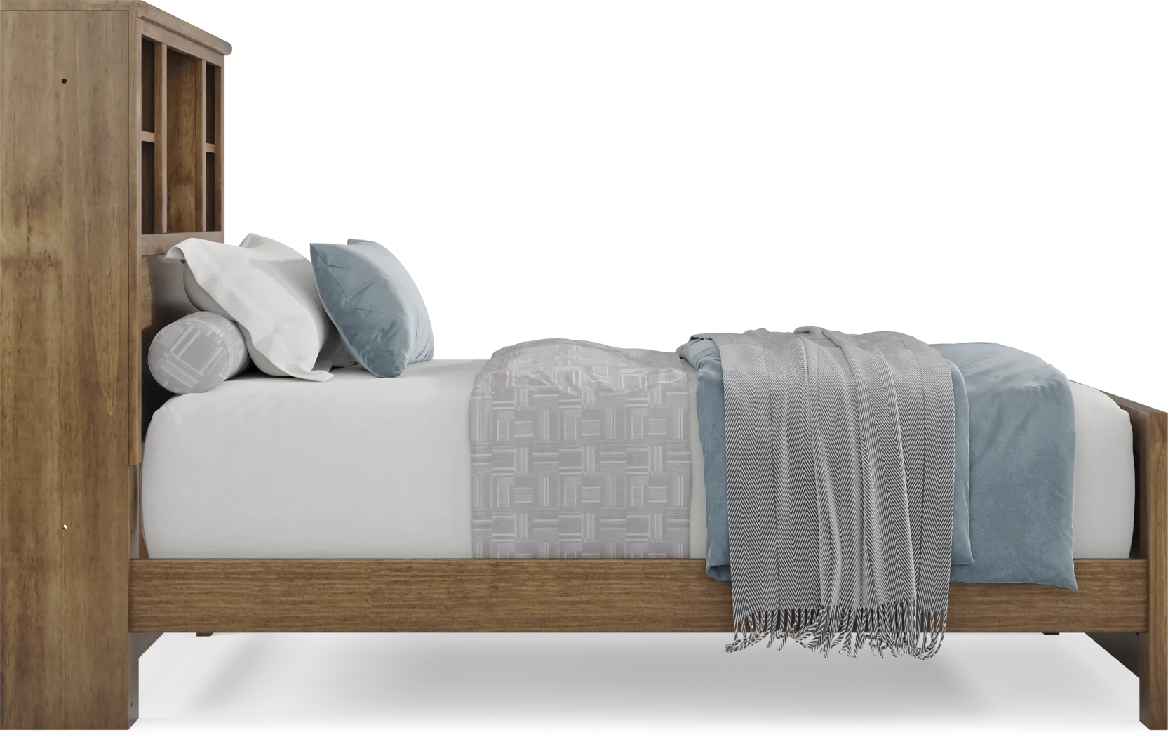 Kids Creekside 2.0 Chestnut Twin Bookcase Bedroom - Thumbnail - Image 4