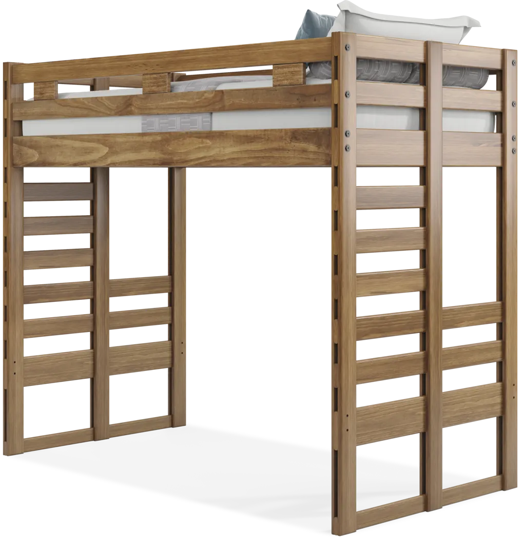 Kids Creekside 2.0 Chestnut Twin Loft Bed - Thumbnail - Image 3